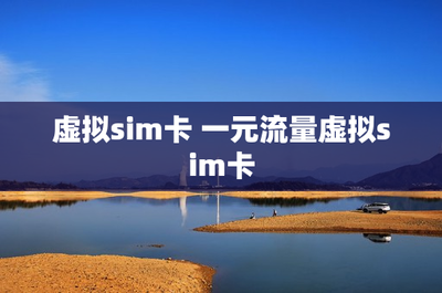 虛擬SIM卡與一元流量 網(wǎng)絡技術(shù)服務的創(chuàng)新與未來